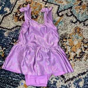 Girls 18 mo orchid one piece bathing suit. Cat & Jack. EUC.
